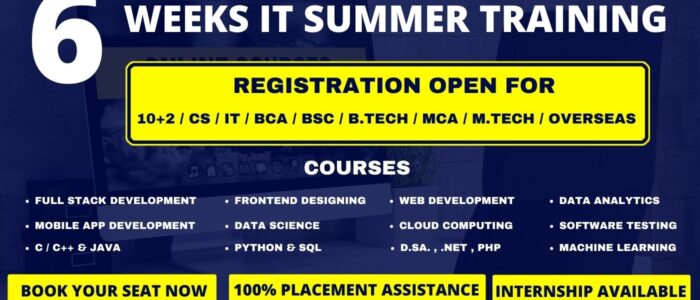 IT Summer Training Courses in Rohini