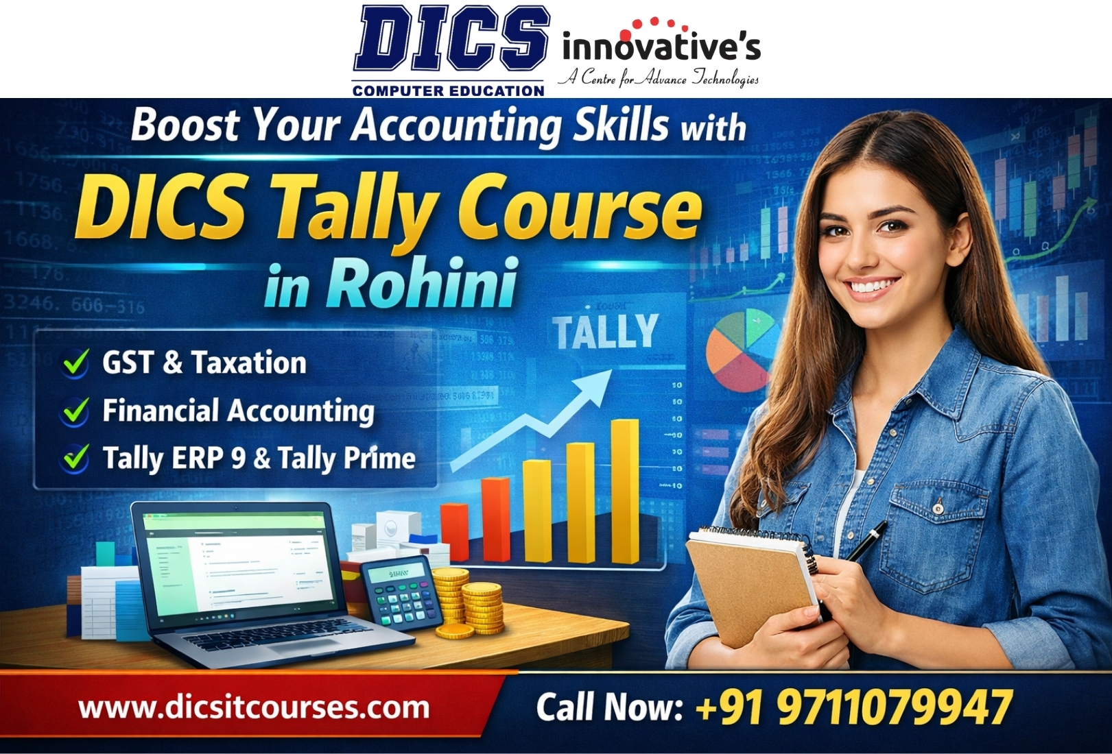 Boost Your Accounting Skills With DICS Tally Course In Rohini Best Tally Institute In Rohini