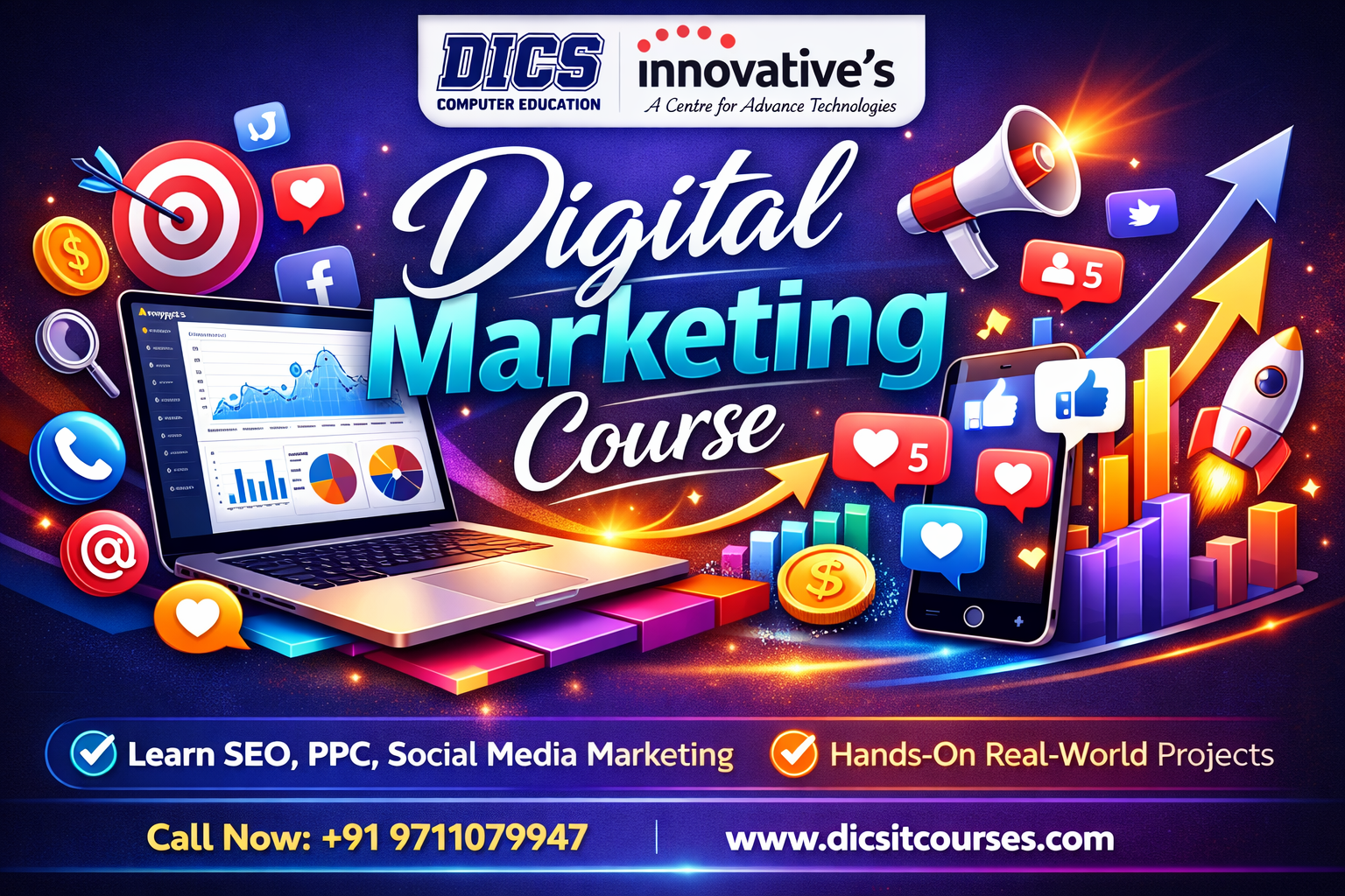 Best Digital Marketing Institute in Rohini
