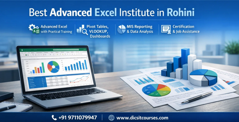 Best Institute for Advanced Excel Course in Rohini with Practical Training