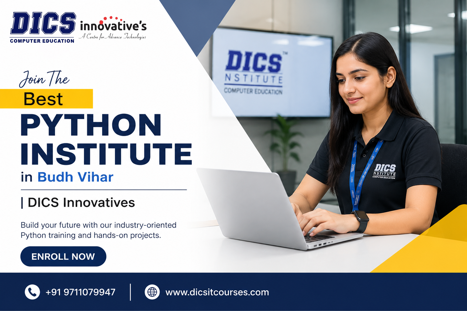 Best Python Institute in Budh Vihar | DICS Innovatives