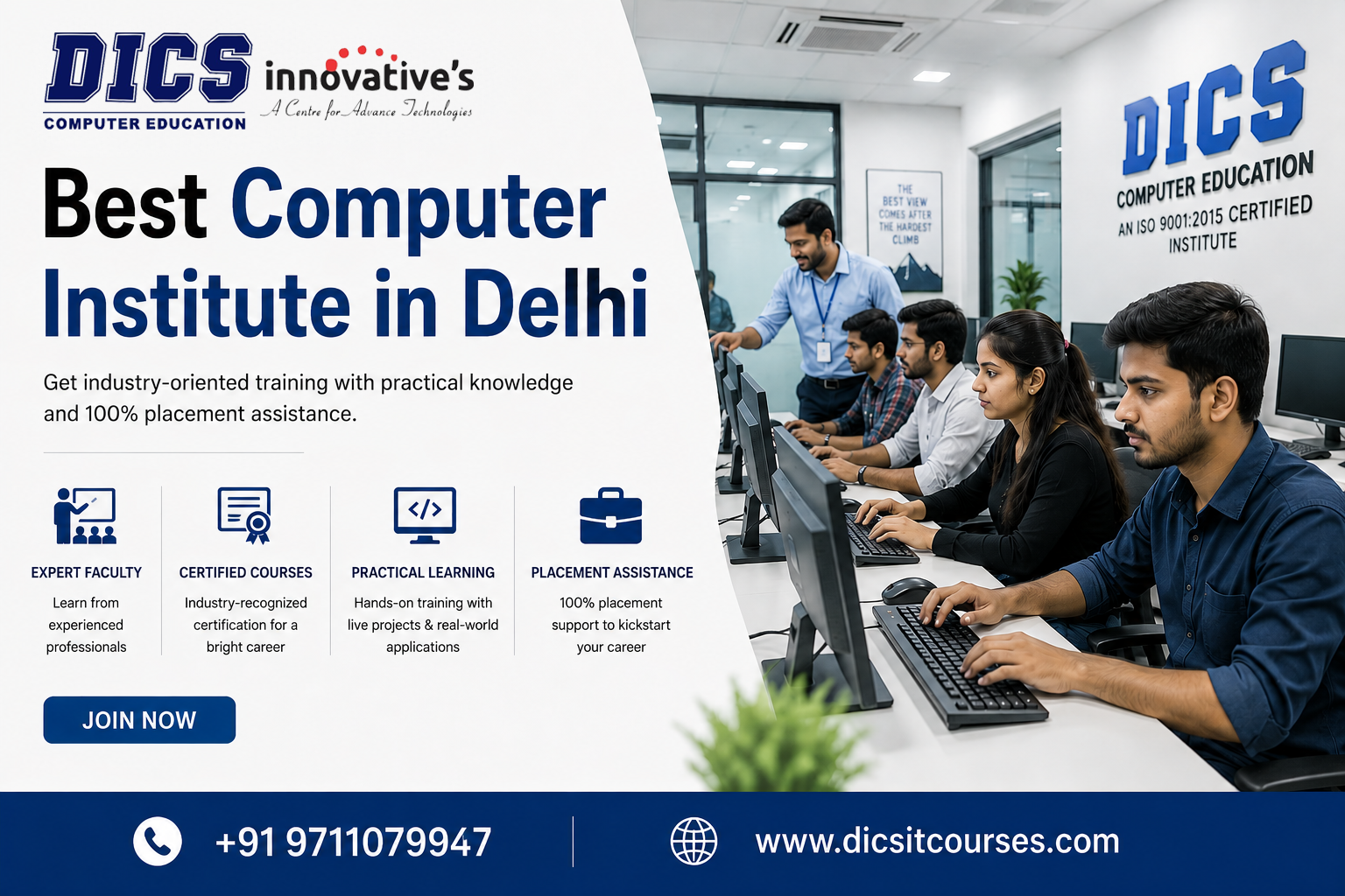 Best Computer Training Institute in Delhi - DICS Innovatives