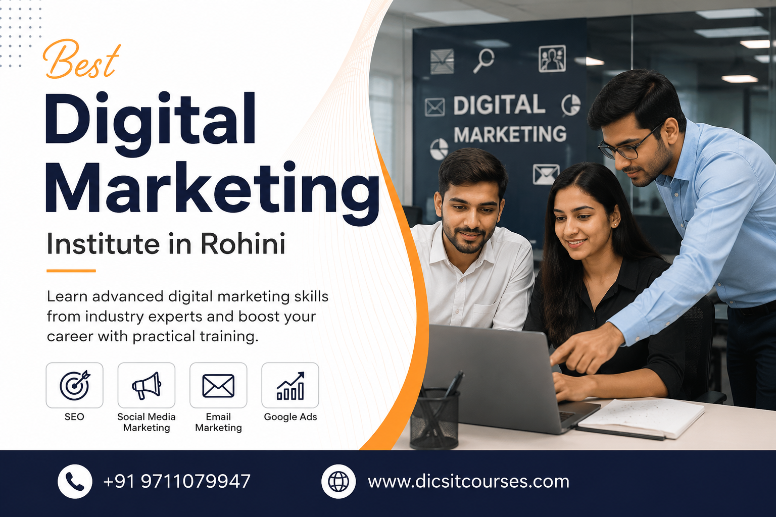 Best Digital Marketing Institute in Rohini