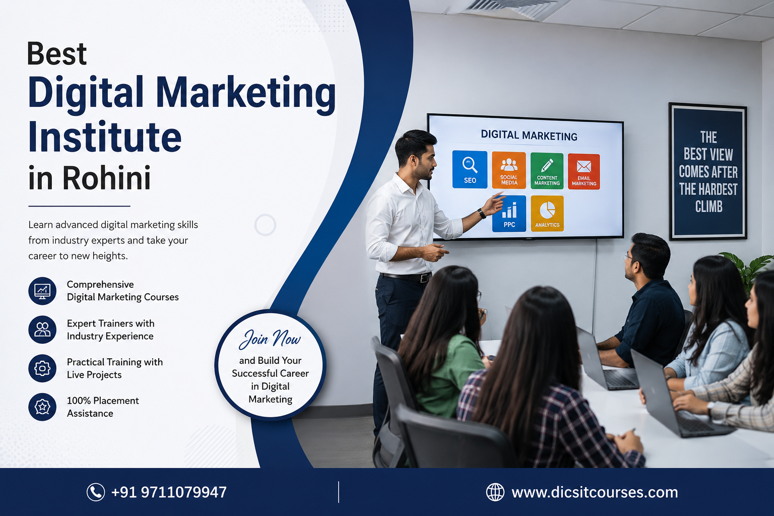 Best Digital Marketing Institute in Rohini