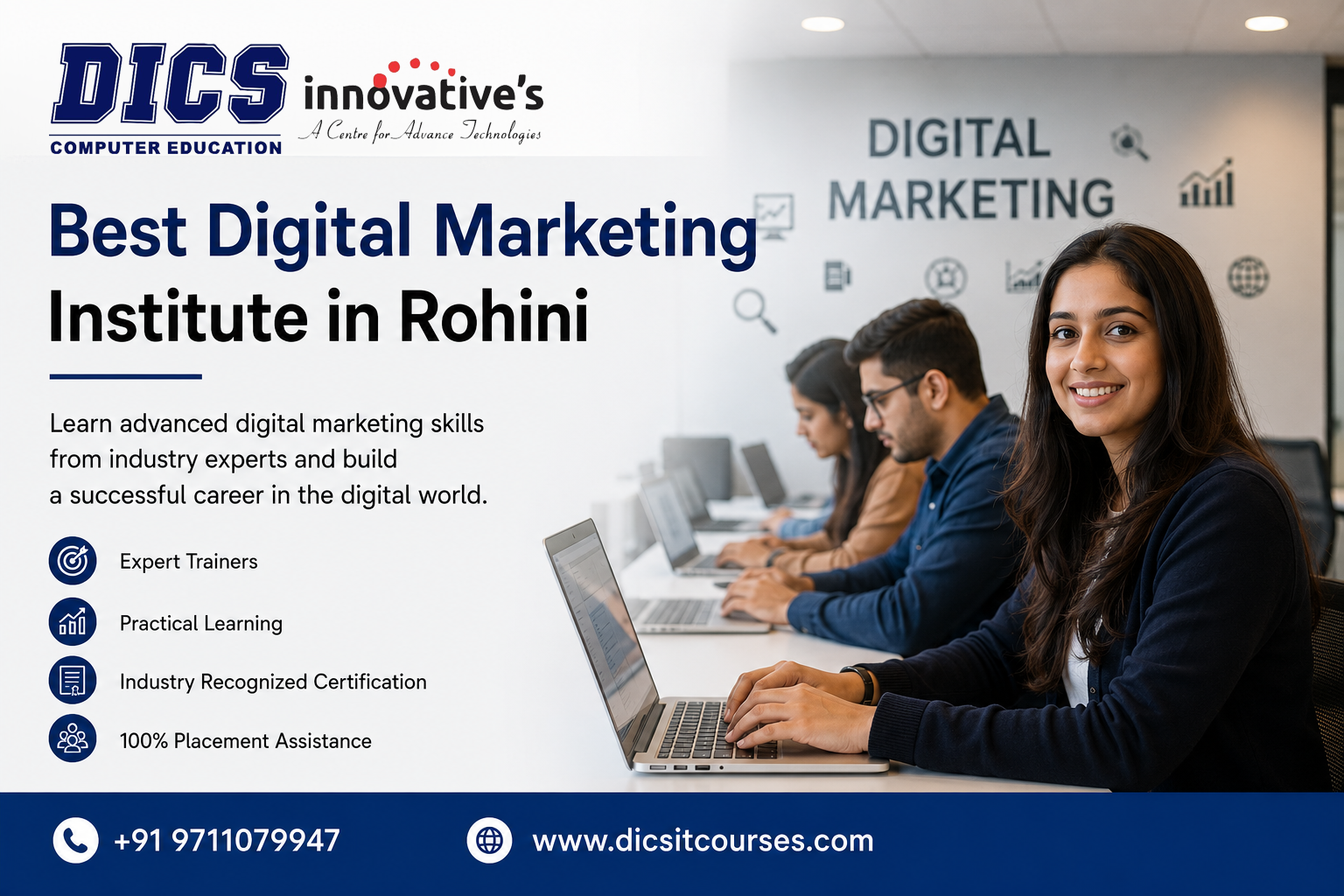 Best Digital Marketing Institute in Rohini
