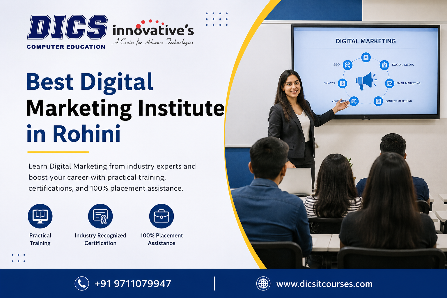 Best Digital Marketing Institute in Rohini