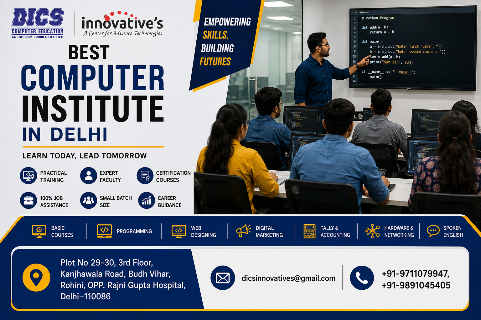 Best Computer Institute in Delhi | Computer Courses &amp; Training